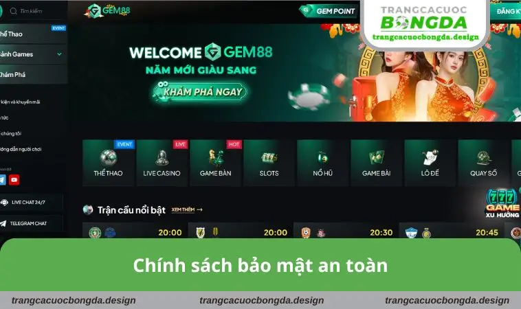 Chính sách bảo mật an toàn