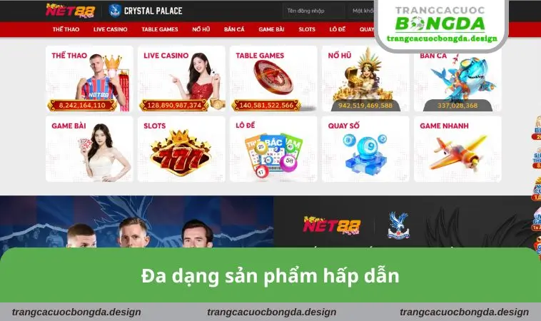 Đa dạng sản phẩm hấp dẫn
